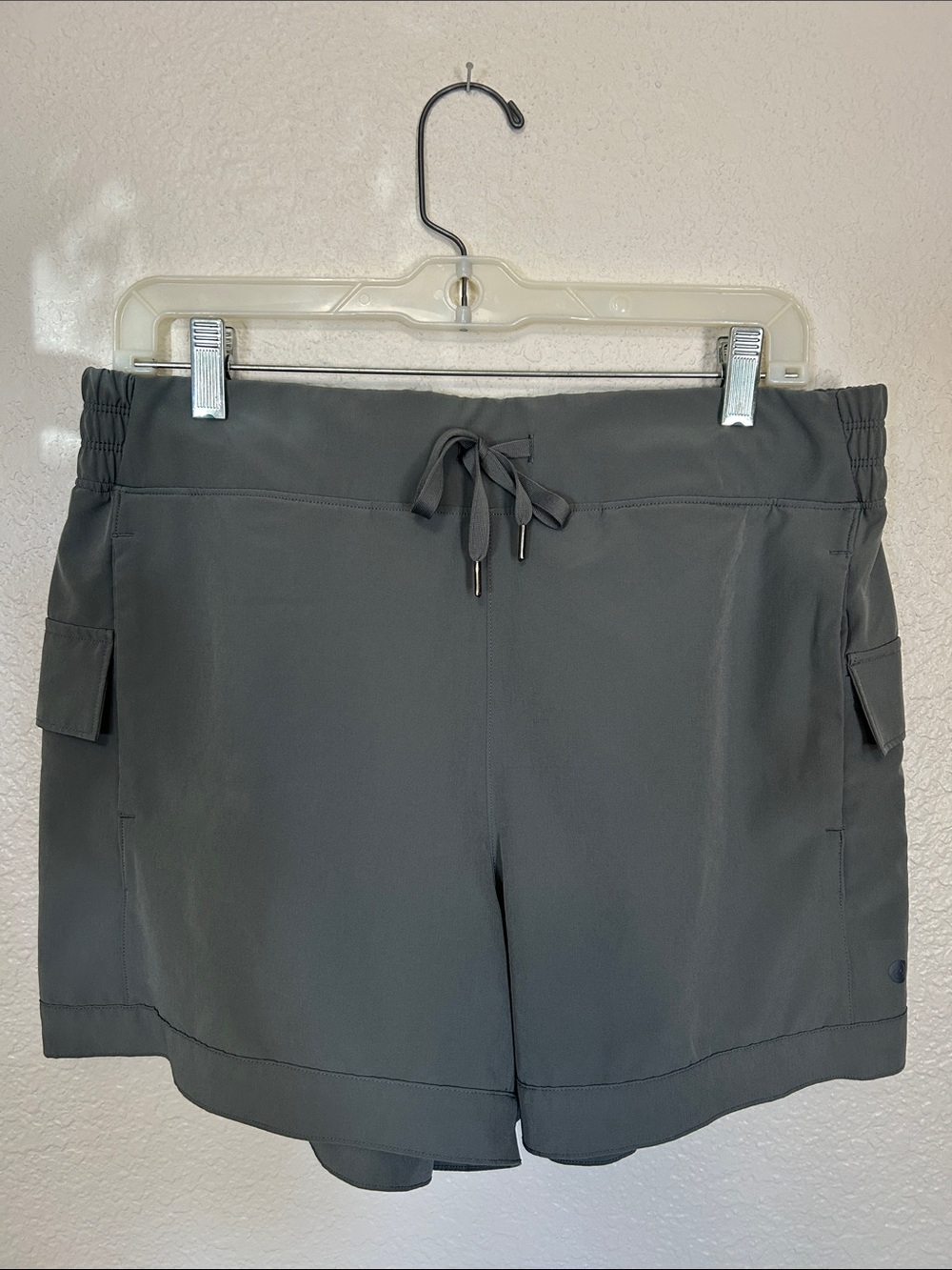 Apana Gray Green Hiking Cargo Shorts